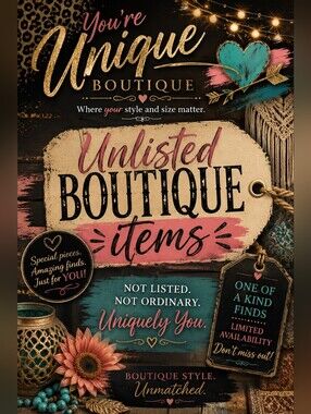 Flyer For Unlisted Items